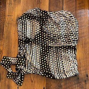 NWT Express Women’s strapless top Polka Dot Women's Top size 2